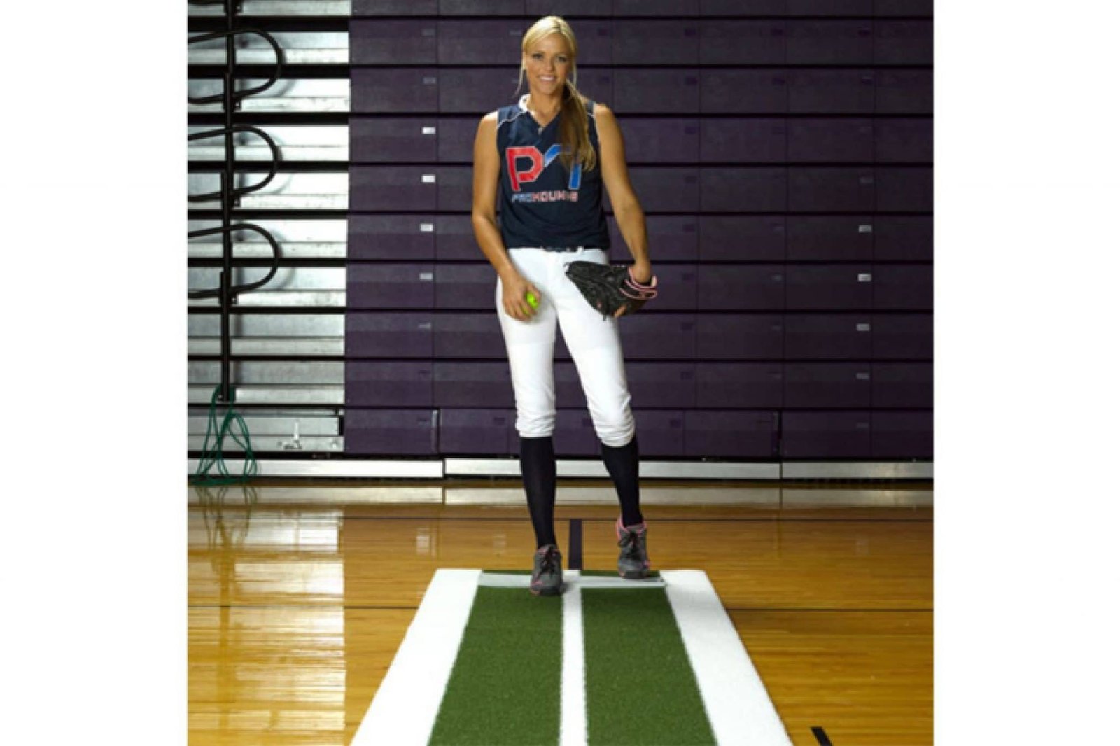Softball Pitching Mat Indoor Pitching Training Made Easy!