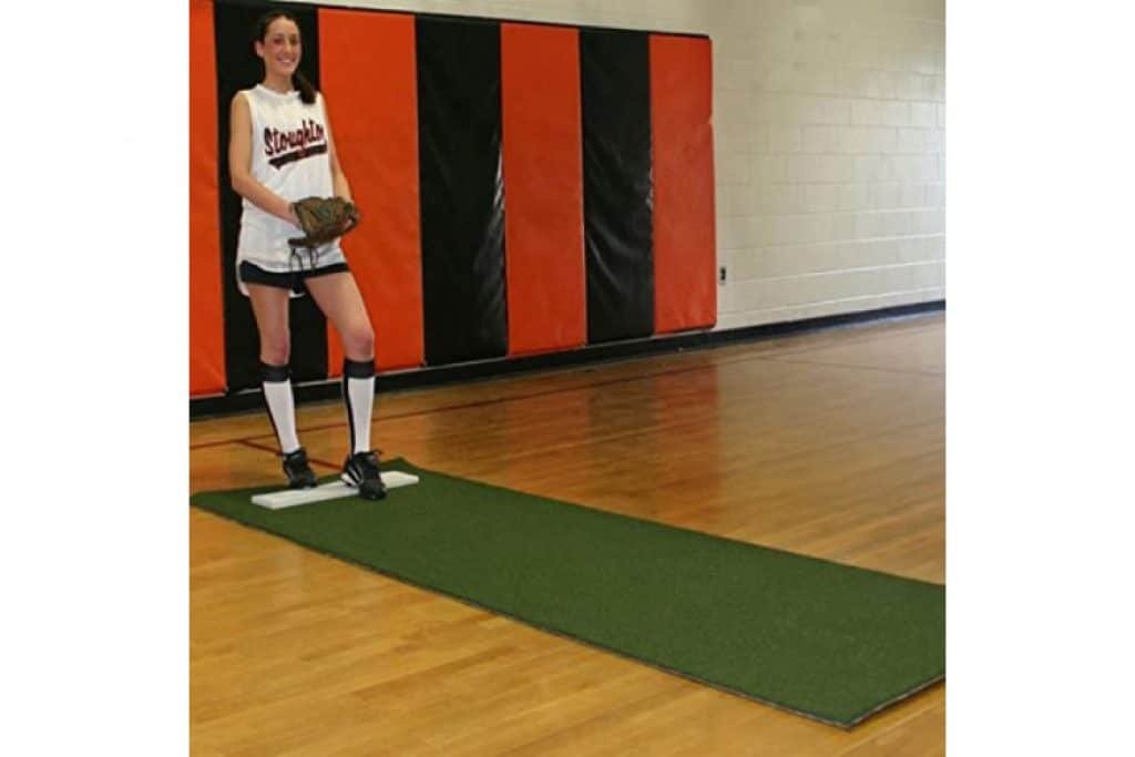 Softball Pitching Mat Indoor Pitching Training Made Easy!