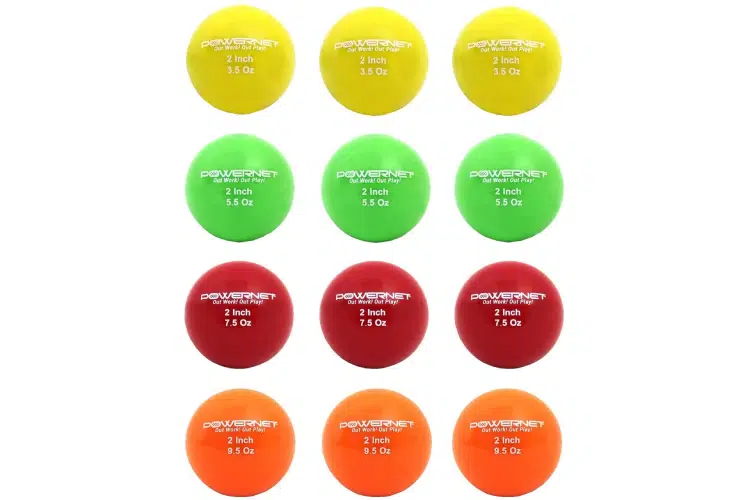 Weighted Baseballs for Hitting Practice