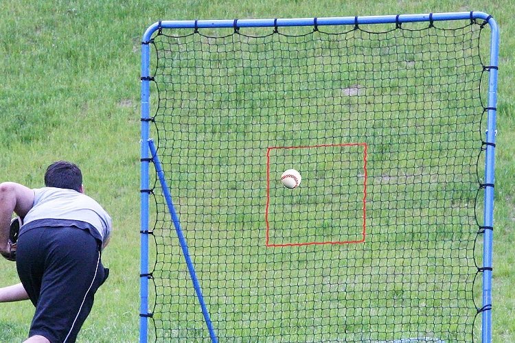 Baseball and softball pitch back nets